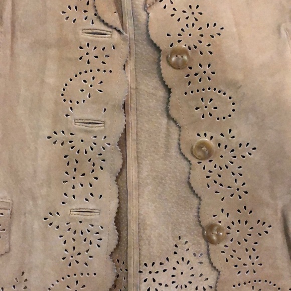 Coldwater Creek Leather Jacket/Blazer! - Picture 2 of 6